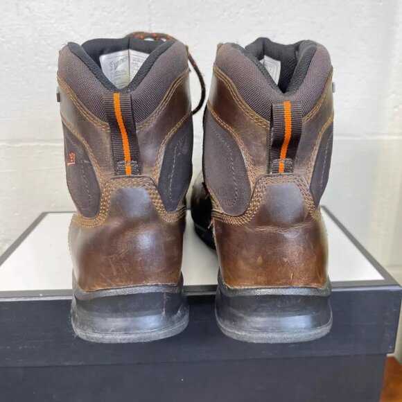 Danner Crafter 6" Brown Leather Work Boots Waterproof Lace Up Men's Size 9 D - Picture 6 of 12
